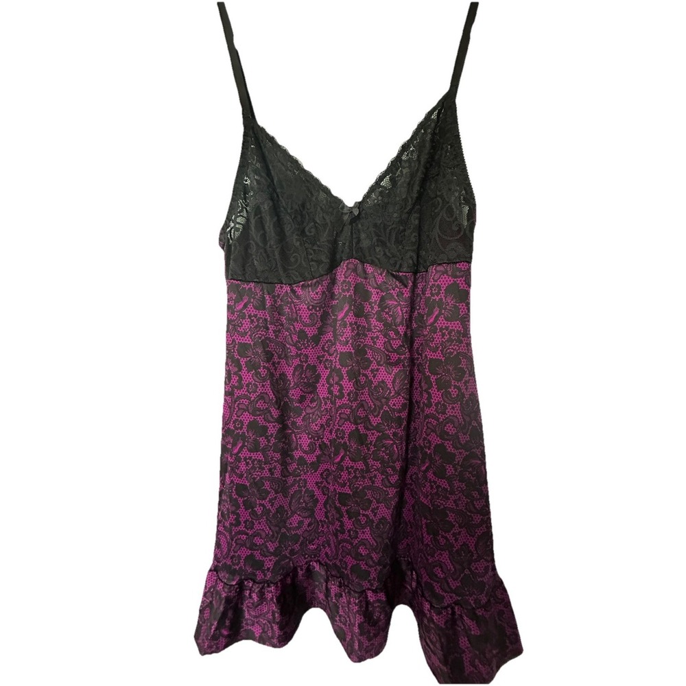 Delta Burke 1x Purple Camisole Lace Goth Steampunk Romantic